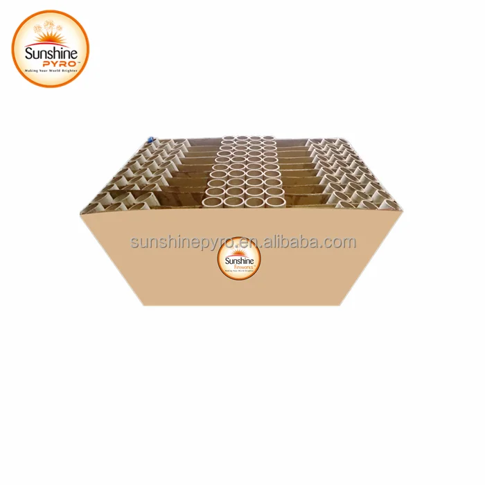 100 Shots Wholesale Cosnumer Display Fan Shape Cake Fireworks