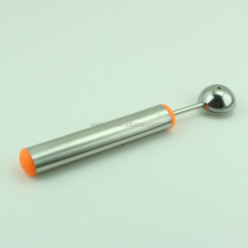 Professional Stainless Steel Melon Baller Spoon for Scooping Cantaloupe Ice Cream