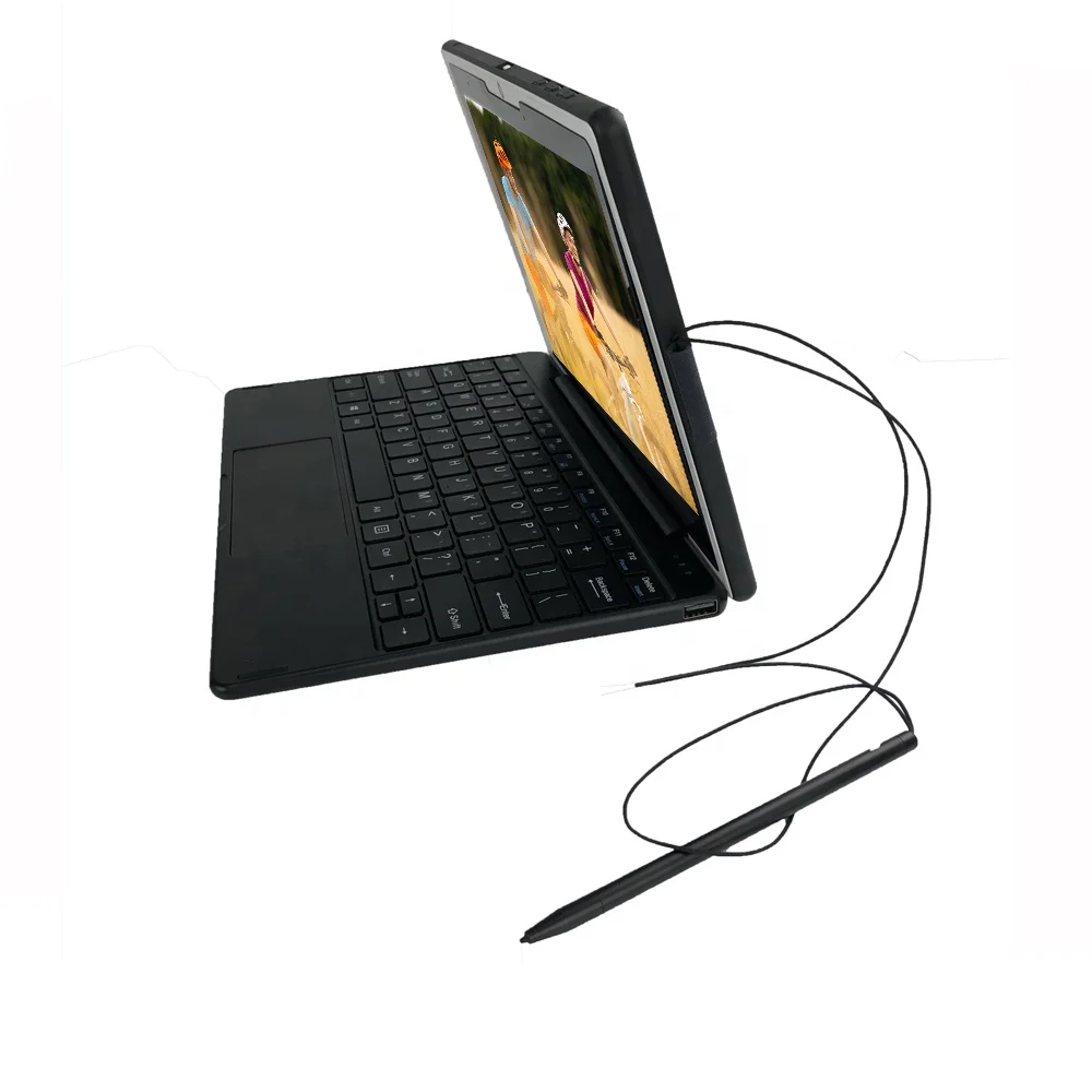10,1 дюймовый обучающий планшетный ПК 2 в 1 нетбук, школьный детский студенческий обучающий прочный ноутбук компьютер