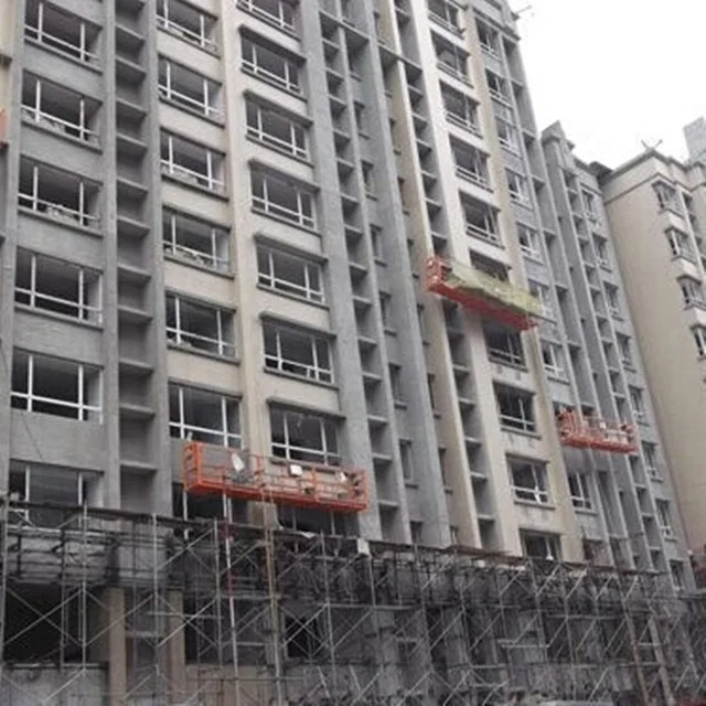 
high-rise building glass wall maintenance equipment of suspended platform 
