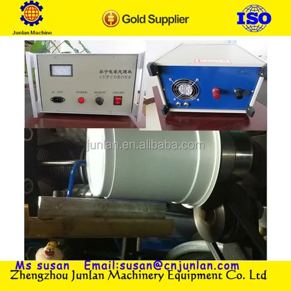 plastic film PP PE surface Cup corona treater