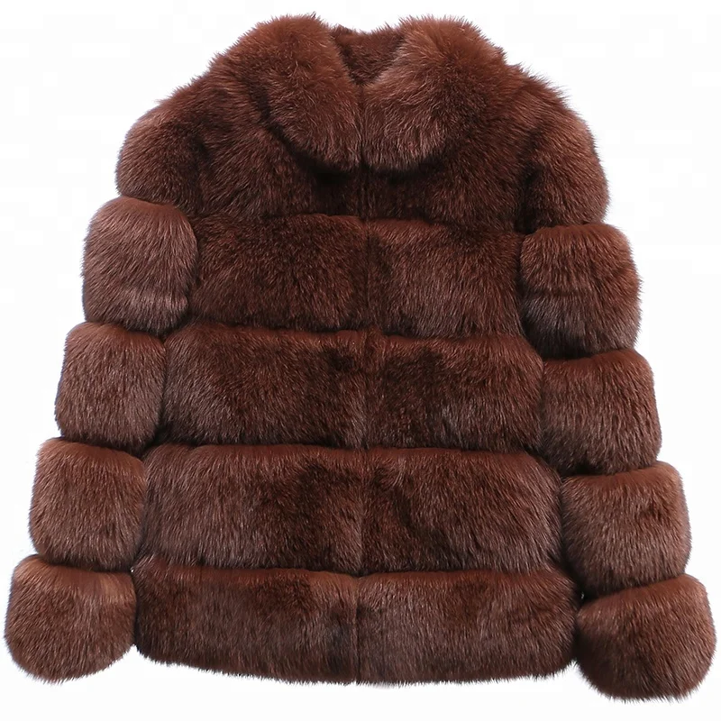 Women Coats Winter 2018 Ombre Clothing Ladies Faux Fur Coats