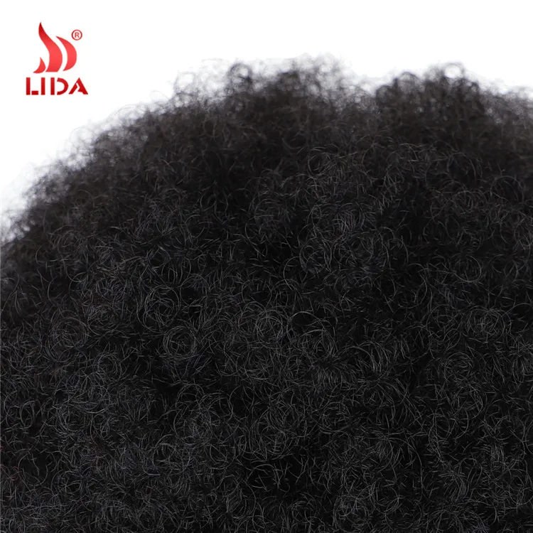 
Lida Synthetic YAYA wig 16inch long full round Afro Kinky Curly for man and women 6622 Wigs 