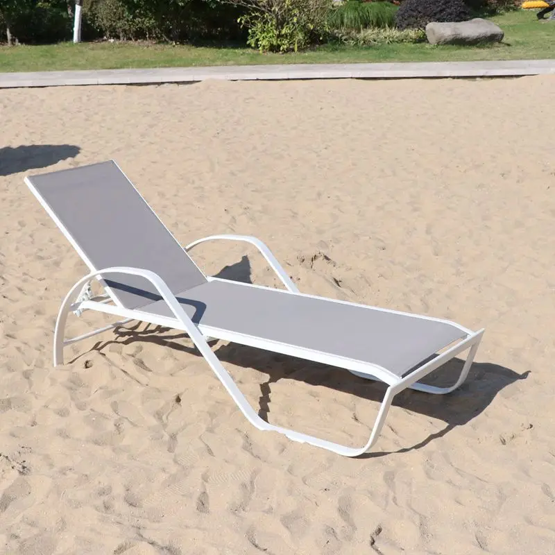 Aluminium Outdoor Patio  Swimming Pool Sun Sunbed  Sunlounge Poolside Loungers  Furniture For Luxury Hotels Resorts Restaurants