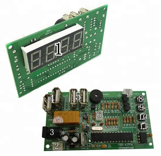 JY-18A USB Time control Pcb Timer board for Coin Operated Machine USB devices