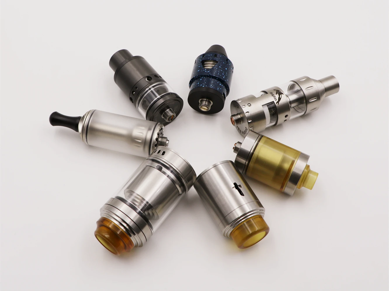 
Top selling JHJ Ecig RBDA atomizer splash guard atomizer for vape 
