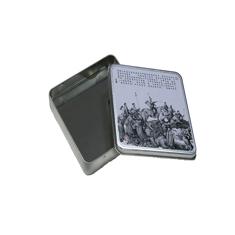Factory Promotion wholesale custom print vintage nostalgic metal tin square tins boxes