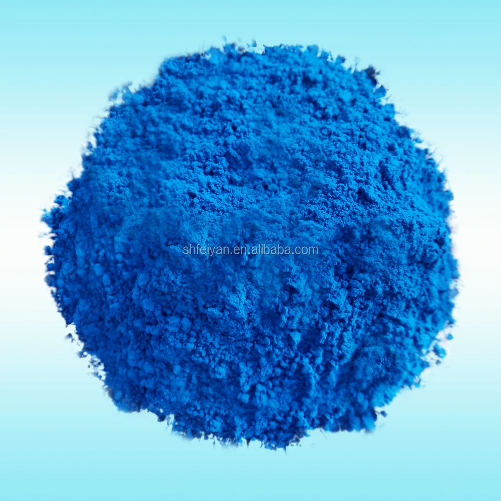 Iron oxide blue pigment