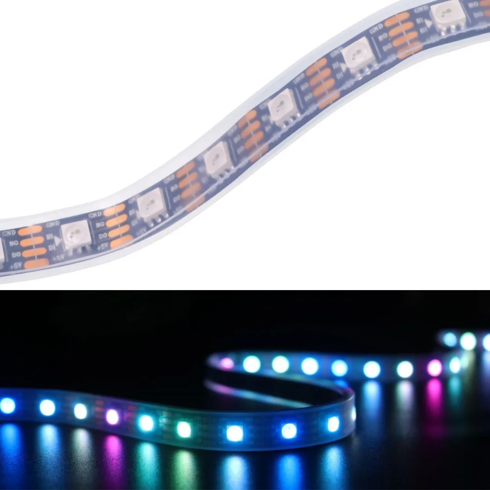 Environment protection smart led brake light strip bicycle light strip 5v APA102 led ring light