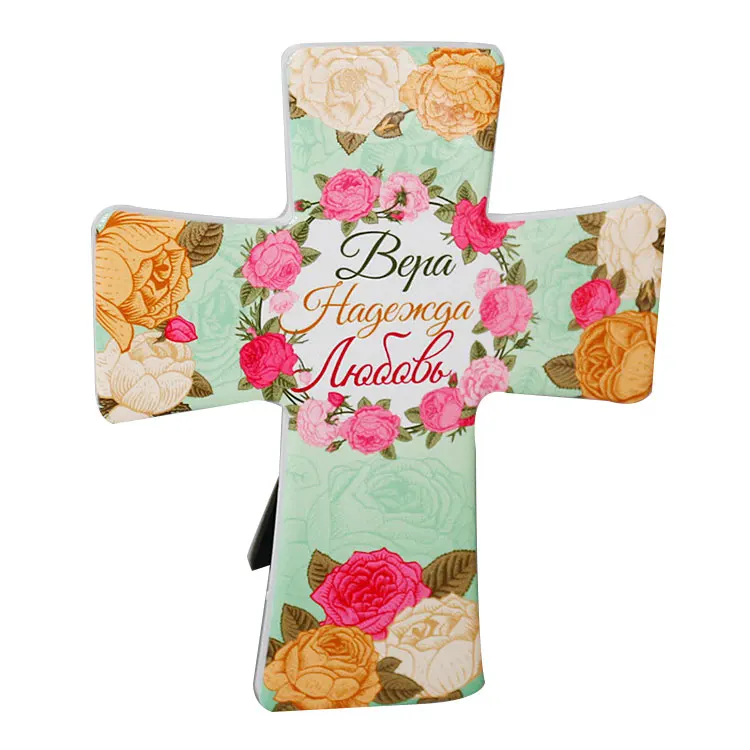 
Custom Decorative Cross Wall Ceramic Plaques 