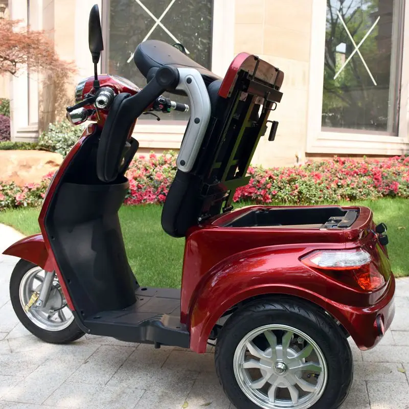 Fast OEM 3 Wheels 2 Seats Personal Electric Mobility Scooter Car  golf cart scooter for Handicapped Adult