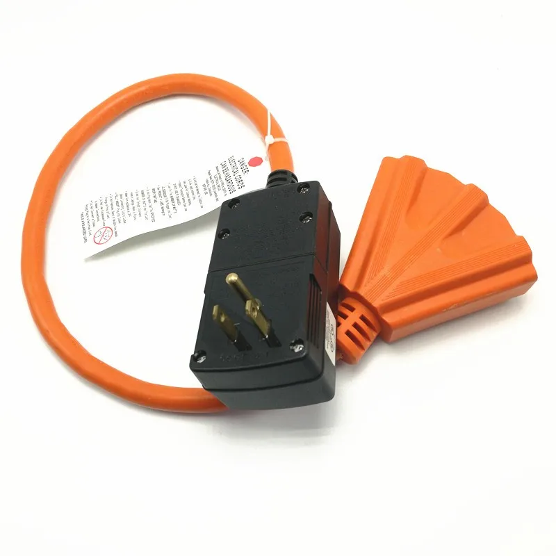 extension cord with GFCI Plug 3 outlet Tap with GFCI Plug Multi-Tap Cord Set with GFCI Plug