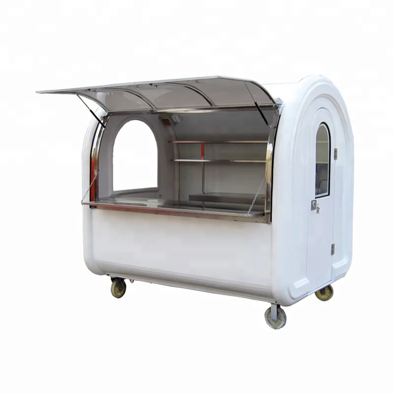 OEM Fast food vending mobile food cart, multipurpose 220cm width fast food cart