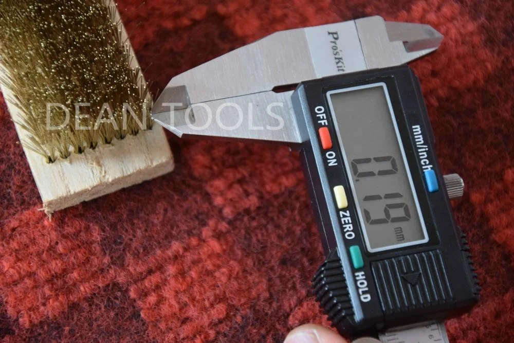 Machine rust cleaning brass non sparking handle wire brush brush