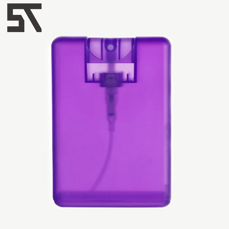 
10ml card perfume bottle with pump sprayer 