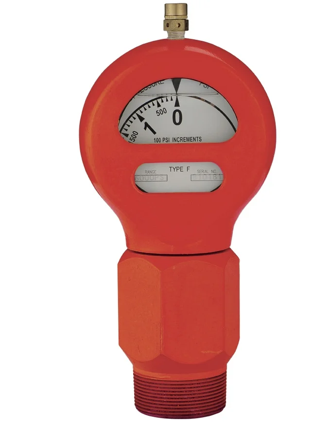 Type F Model 6 Mud Pump Pressure Gauge