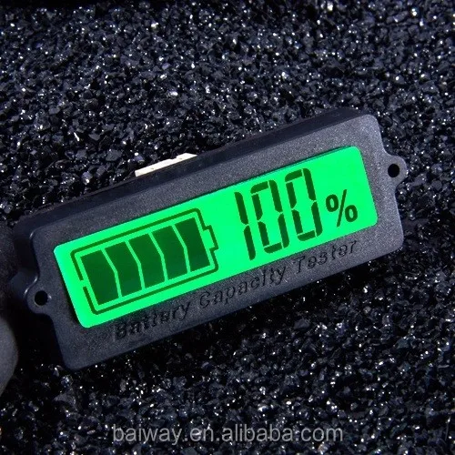 BW-LY6N ЖК-цифровой автомобильный аккумулятор монитор для автомобиля для е-байка