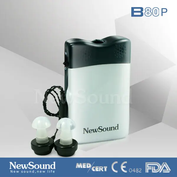 Medical Device Pocket Type Sound Amplifier for Severe to Profound like Siemens Body Worn Hearing Aid