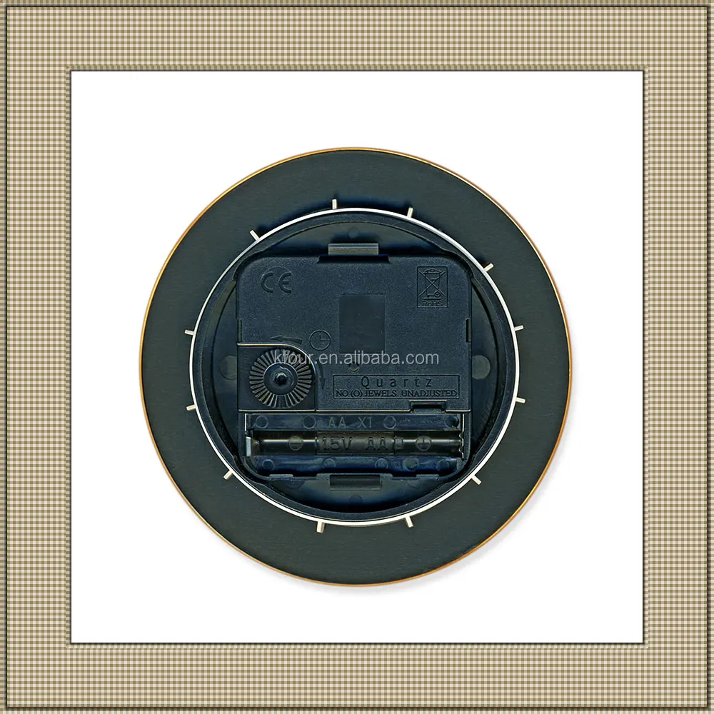 Clock Inserts / Clock Fit-ups / Clock Head Dia.152mm (6 Inches) with Aluminum Bezel and Glass Lens Model MT152GWA