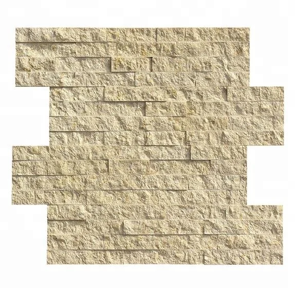 
Decorstone24 Beige Marble Interior Decorative Wall Stone Panels For Fireplace 