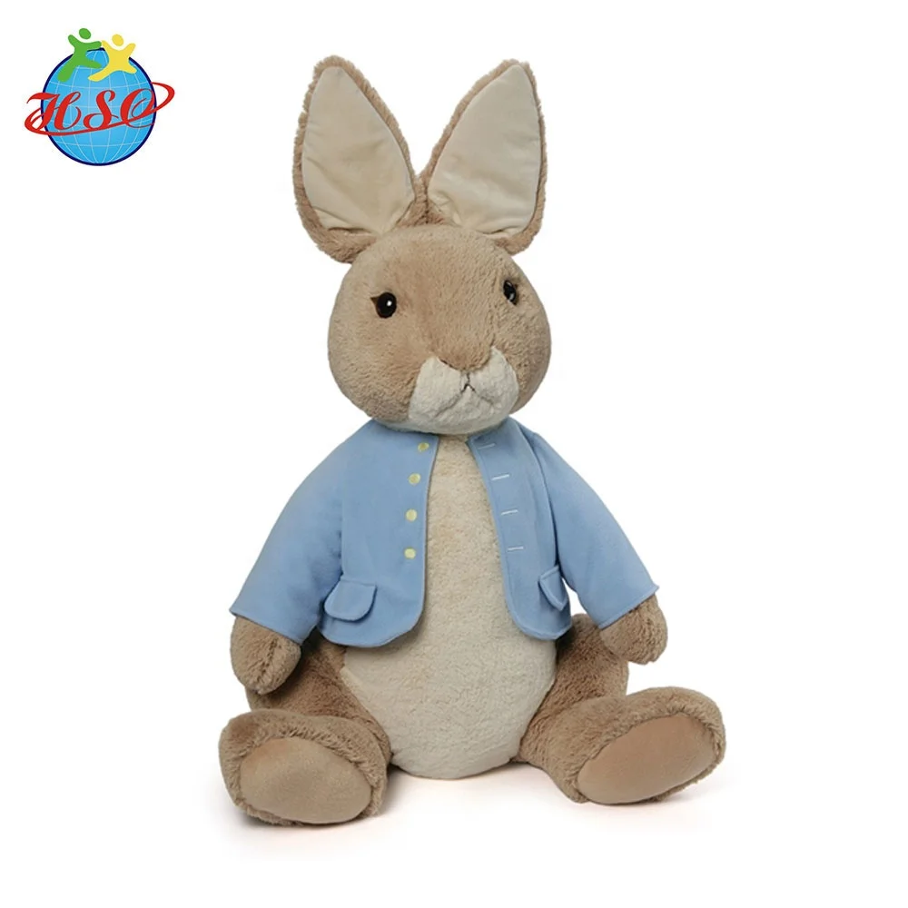 Custom Cute Baby Animal Sleeping Comfort Doll Stuffed Peter Rabbit