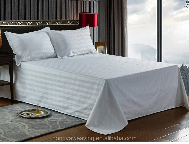 60S * 40S 300T 100% хлопок 3 см Полосатый Комплект постельного белья для отеля и дома