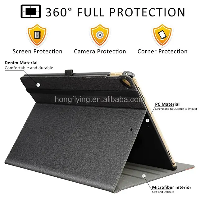 
Premium leather card slot stand holder tablet leather case for ipad mini 4 