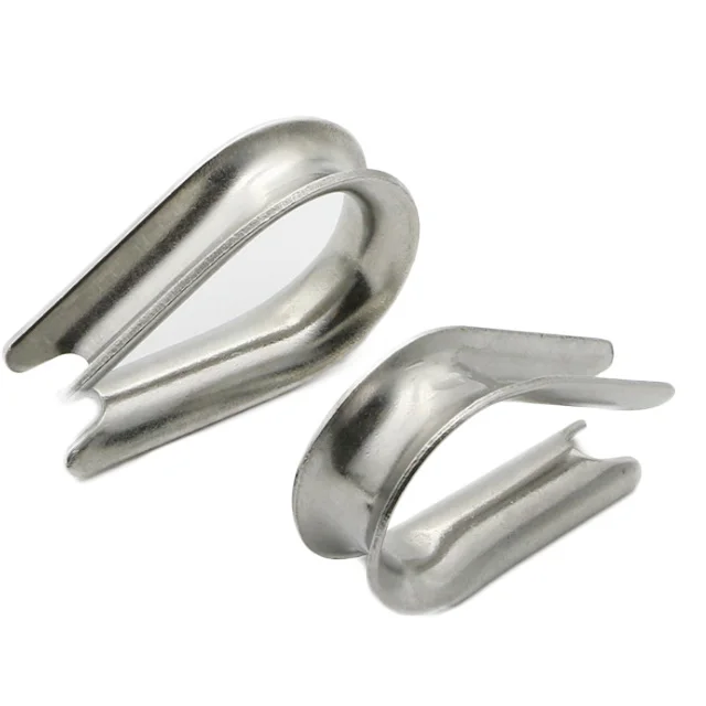  M14 ss316 stainless steel wire rope thimble supporting custom made with best