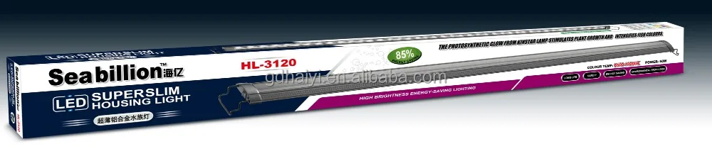 
Seabillion hot sale HL3120A-1 50W dimmable LED aquarium bracket light for coral reef 