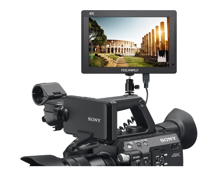 Wholesale steadicam steadycam 7 inch 3840*2160 4K resolution HDMI field monitor camera stabilizers for dslr