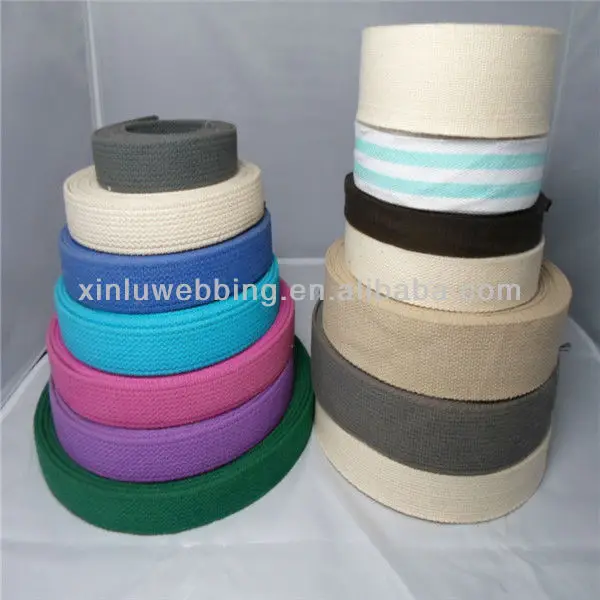 Colorful cotton webbing belt