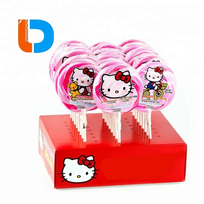China Factory Customized Retail Counter Top Candy Display  Cardboard Lollipop Display Box