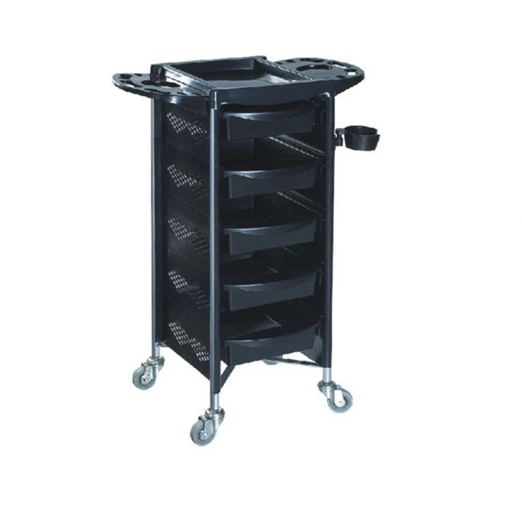 Factory price purple salon trolleys pink beauty trolley