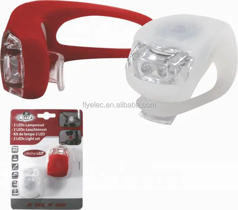 Силиконовый мини светодиодный фонарь для велосипеда светодиодные мини-фонари