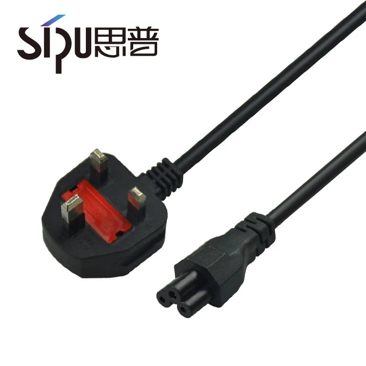 
SIPU Wholesale high quality UK C7 specification extension lead PC power cable for computer 6f and rice cooker ac power cord 