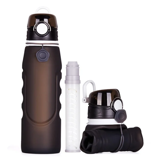 Silicone water bottle/ filter water bottle/drinking water bottle