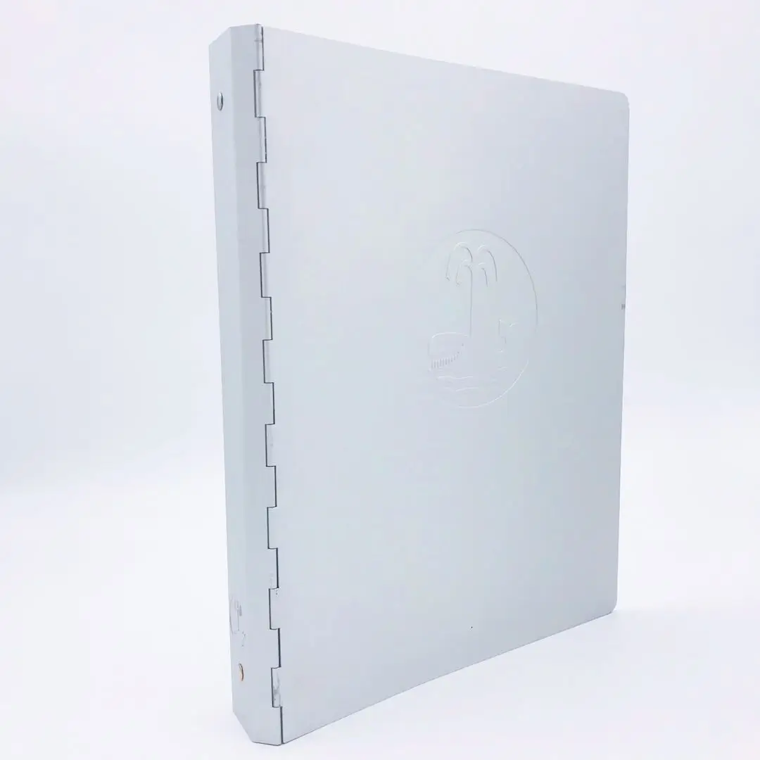 
High quality A4 aluminum 2 ring 3 ring 4 ring binder custom emboss file folder 