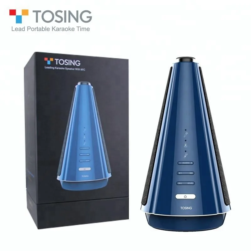 Персональный беспроводной синий зуб караоке микрофон, динамик длительный заряд