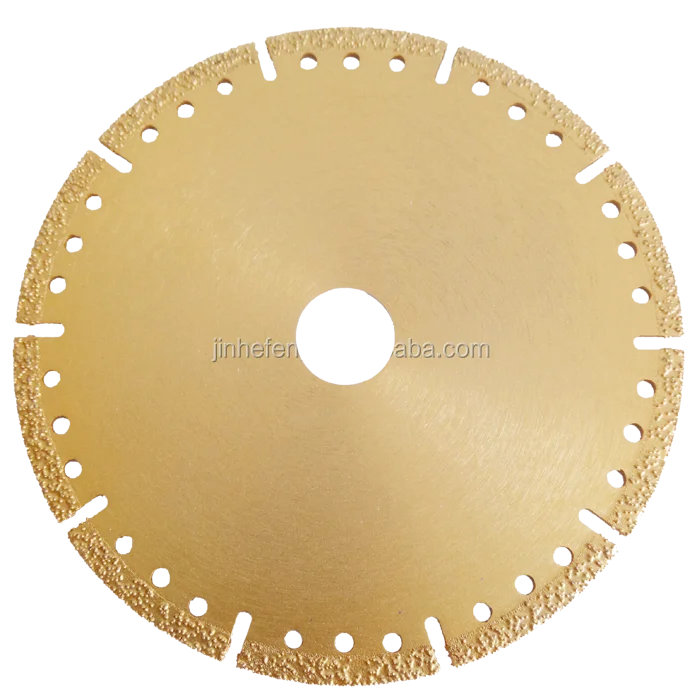 vacuum brazed diamond saw blade sharpening cutting disc for granite marble