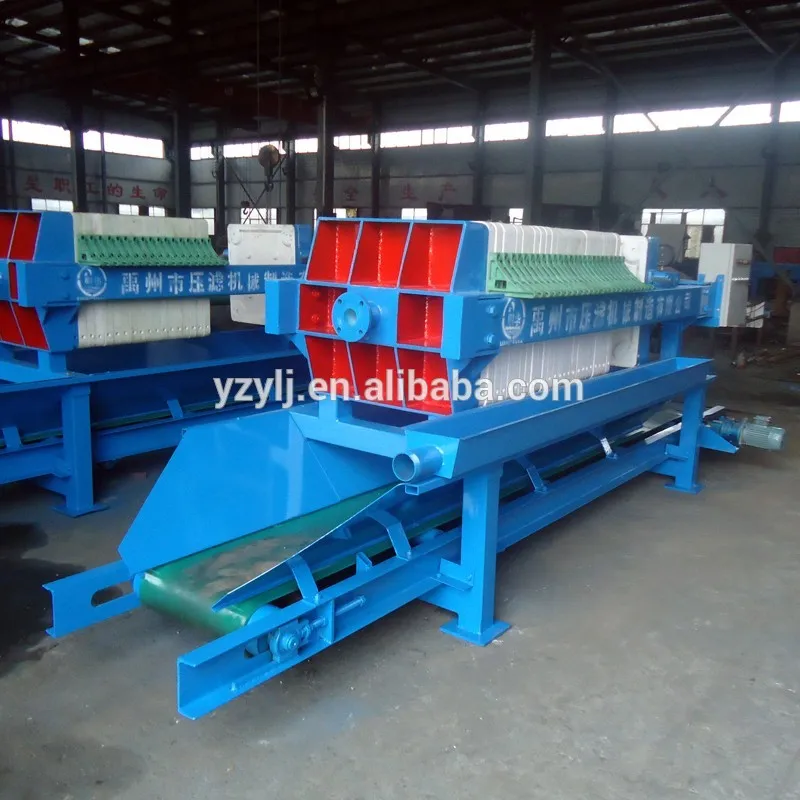 1000 type filter press machine for Sludge treatment mine metallurgical coal washing beneficiation