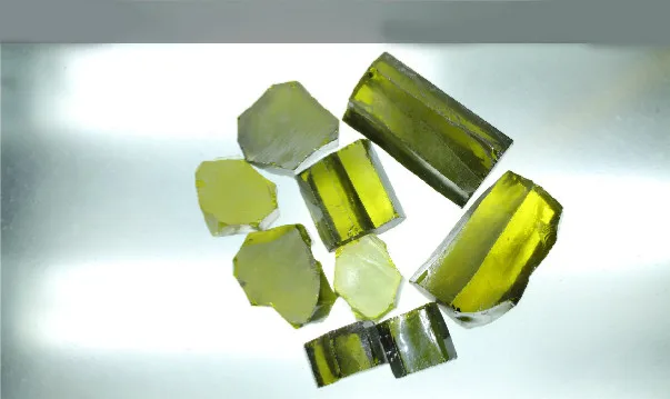 Synthetic nanosital gemstone rough peridot green 172# raw