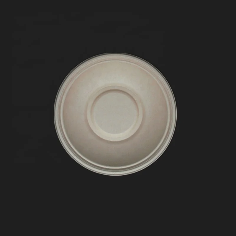 Disposable Biodegradable Bagasse Round Bowl Bamboo Pulp Bowl
