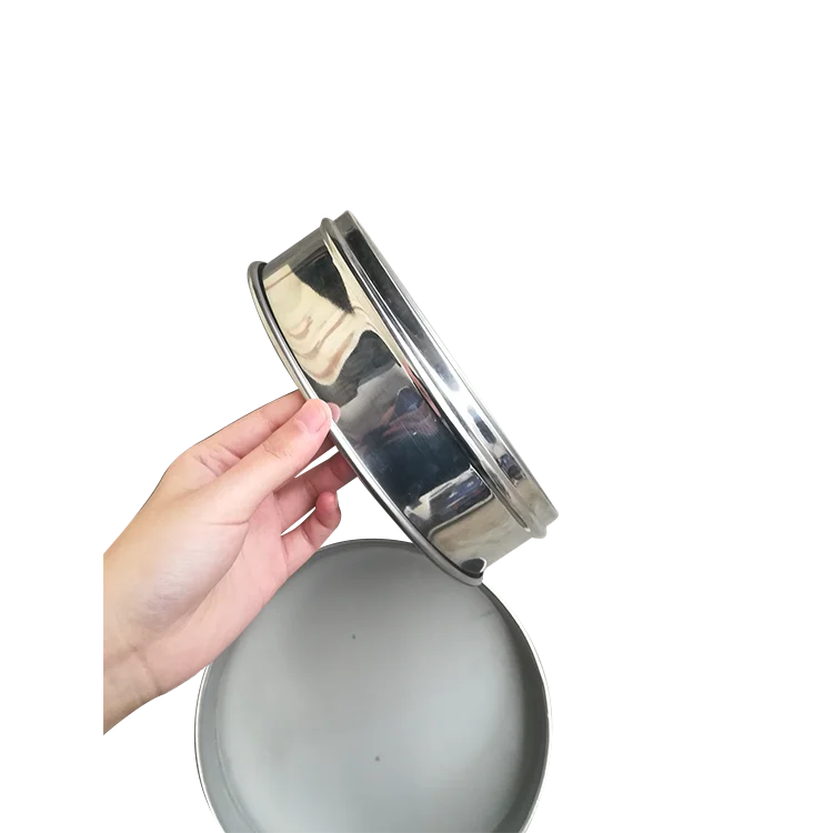 Набор из трех сменных сетчатых фильтров для почвы с рамой из нержавеющей стали диаметром 12 дюймов