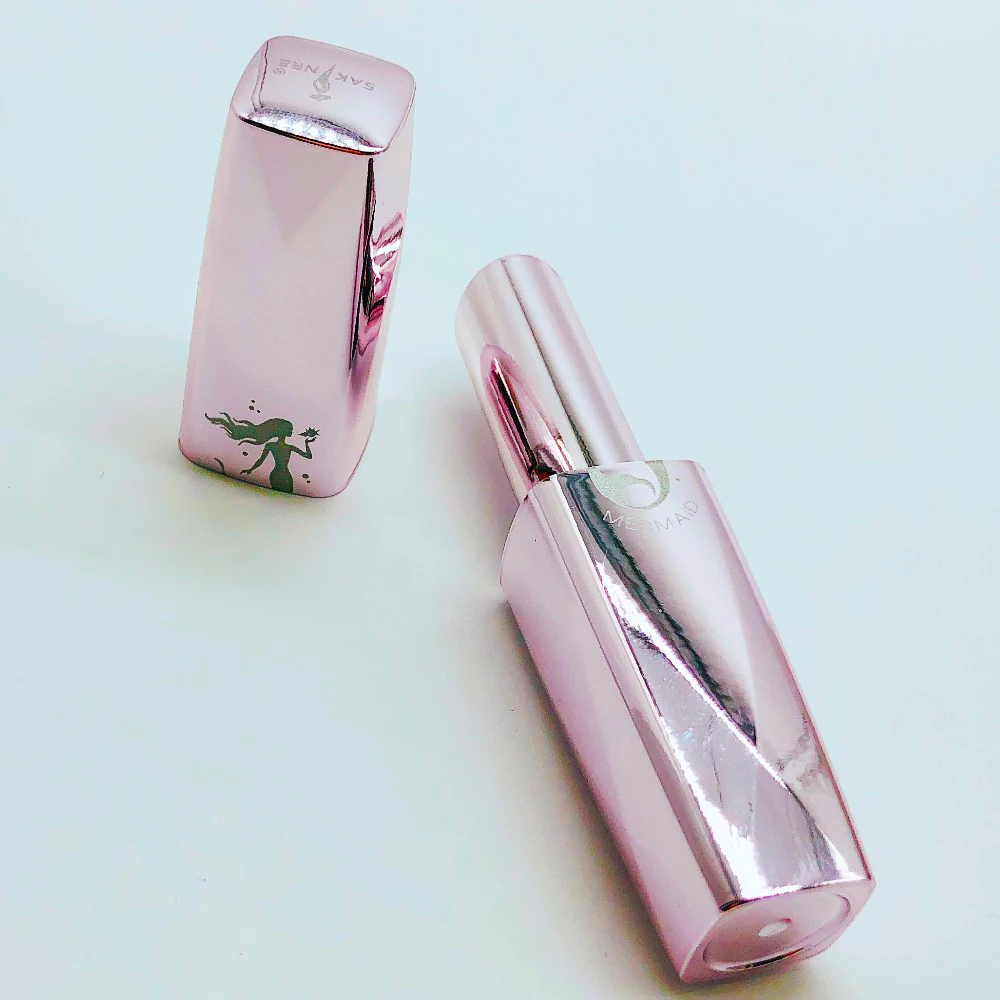 
Beauty Makeup Mermaid Printed Custom Lipstick Tube Cosmetics Plastic 