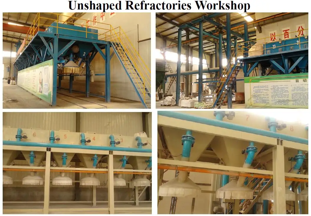 unshaped refractory