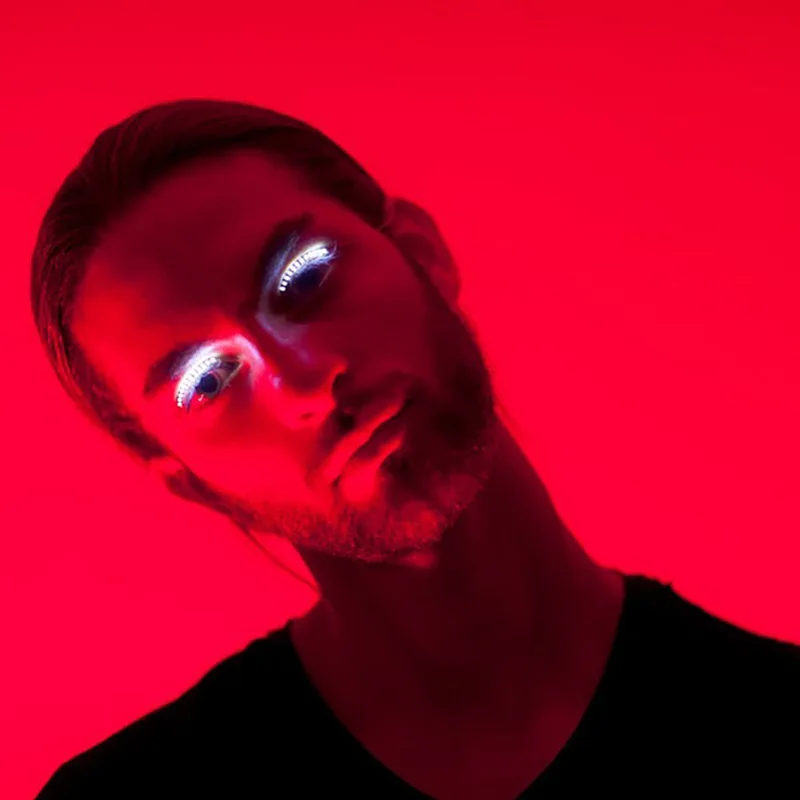 LED Eyelashes Eyelid False Eyelashes For Fashion Icon Saloon Pub Club Bar Party Handmade Extension Natural False Eyelashes