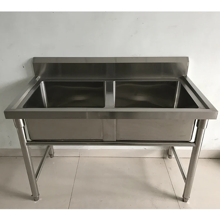 Commercial Restaurant Custom Size 304 Stainless Steel Kitchen Sink