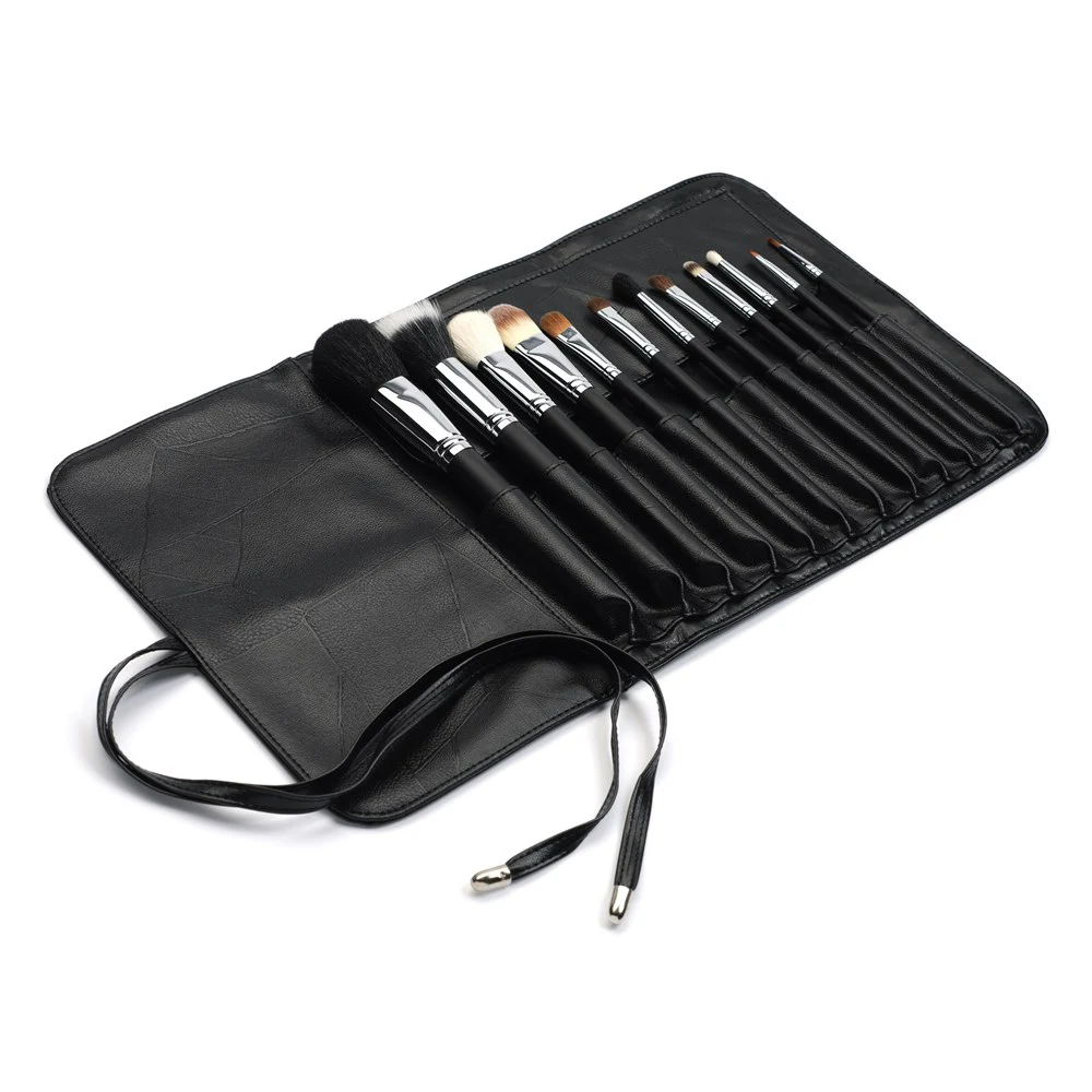 Foundation Eyelash Professional Eyeliner Belt Crown 12 Piece Makeup Brush Set