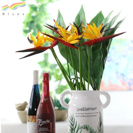 
PU artificial strelitzia reginae artificial bird of paradise 