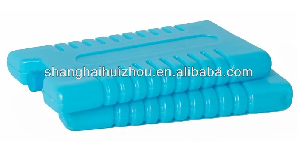 Wholesale high quality hard plastic ice pack reusable hard ice block gel ice pack for cooler bag